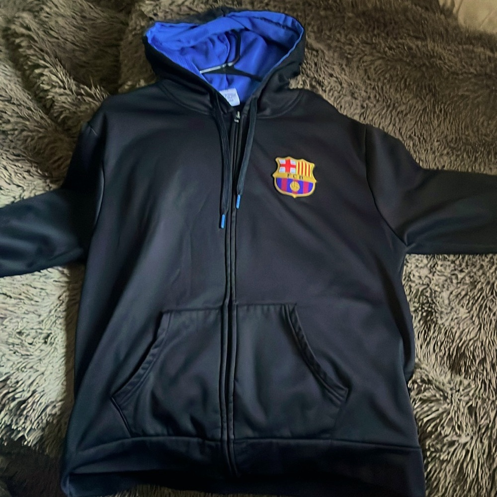 Barcelona zip up hoodie